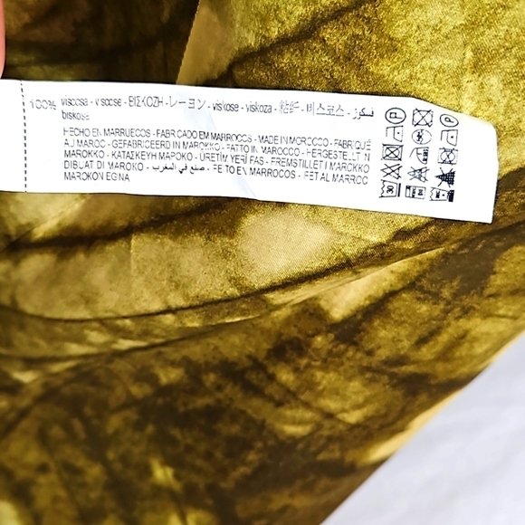 Zara Sleeveless Green Sundress Sz XS - Picture 7 of 7